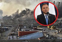 Wybuch w Bejrucie. Andrzej Duda reaguje