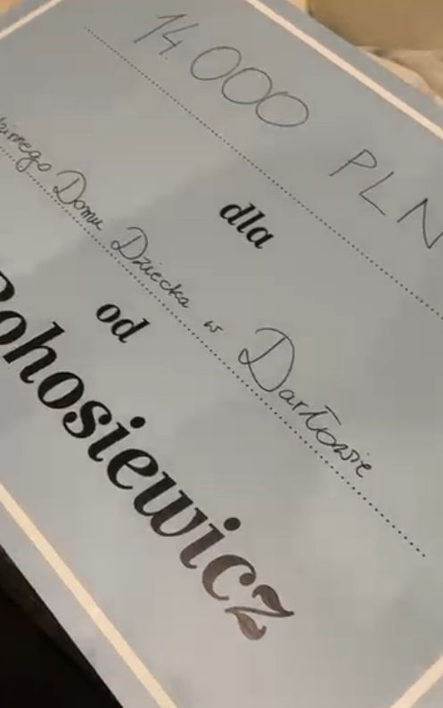 Maja Bohosiewicz przekazała pieniądze na dom dziecka