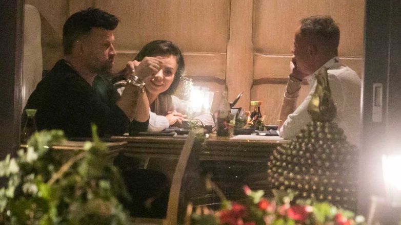 Natalia Siwiec na spotkaniu z autorem "Dziewczyn z Dubaju", Piotrem Krysiakiem