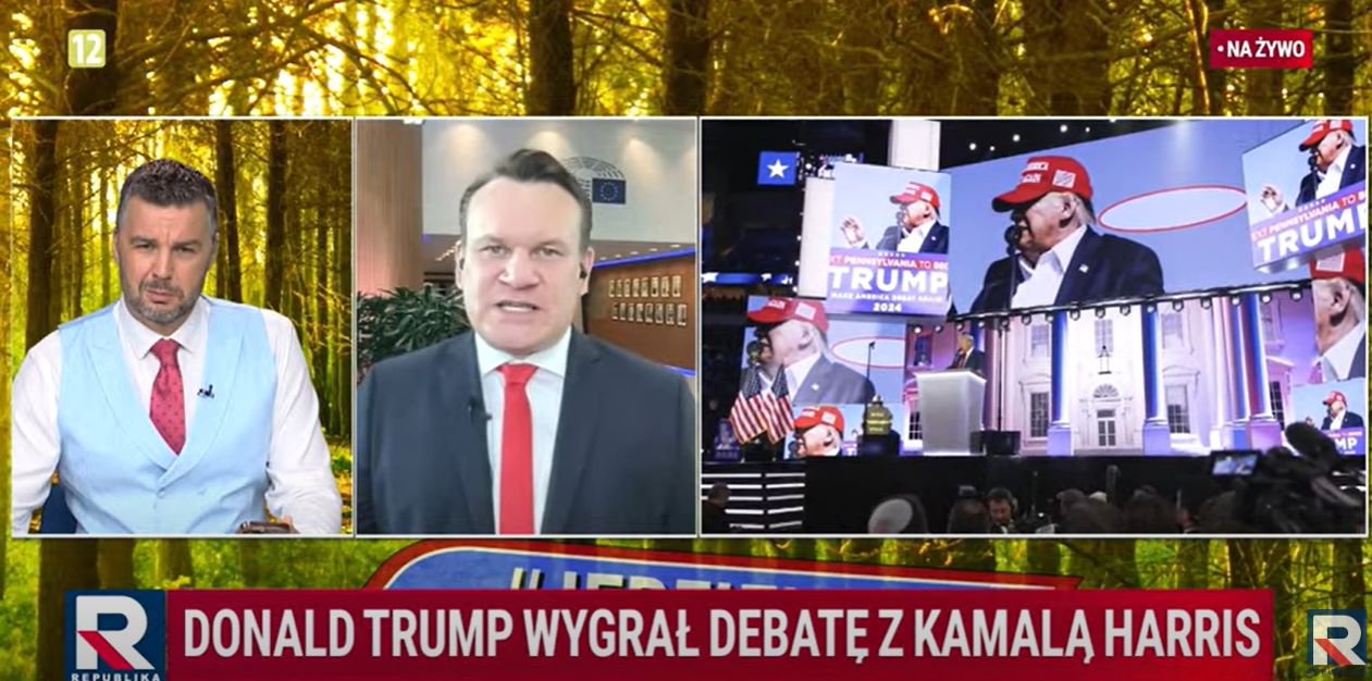 Tarczyński bronił i chwalił Trumpa