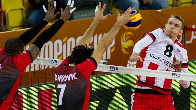 Zdjęcie okładkowe artykułu: Materiały prasowe / FIVB / Na zdjęciu: Damian Schulz w ataku