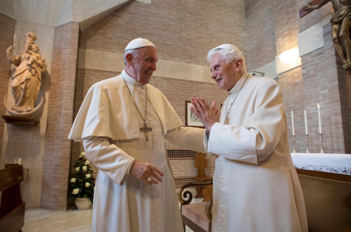 Franciszek wspomina Benedykta XVI. Powiedział, dlaczego odszedł