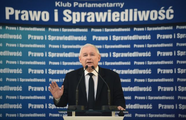 Prezes PiS Jarosław Kaczyński.
