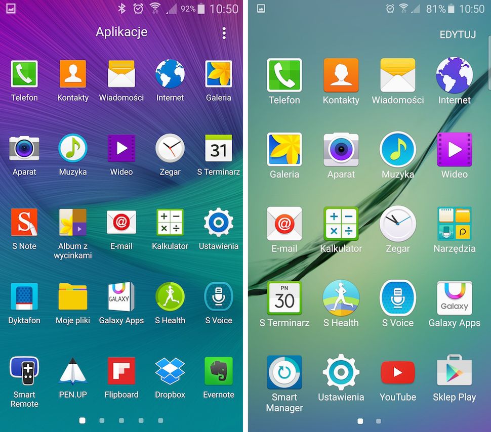 Galaxy S6 (edge) - przegląd interfejsu. Jak zmienił się TouchWiz? 5