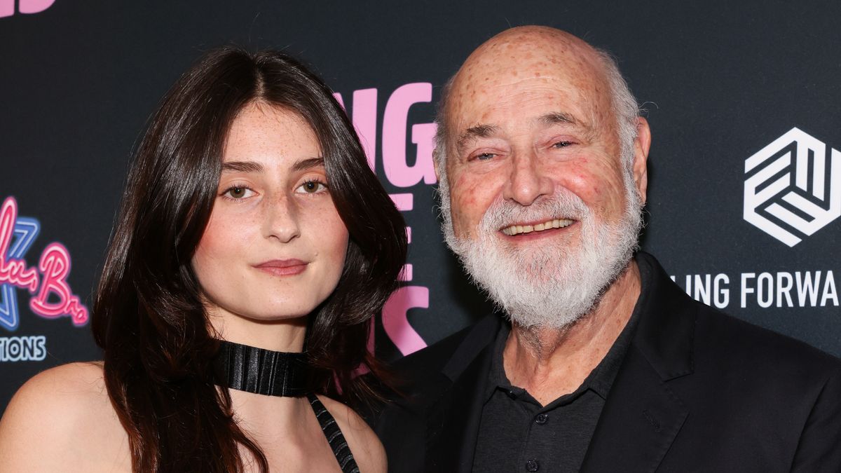 LOS ANGELES, CALIFORNIA - MAY 13: Romy Reiner (L) and Rob Reiner (R) attend the Los Angeles premiere of "Things Like This" at Landmark Theatres Sunset on May 13, 2025 in Los Angeles, California. (Photo by Paul Archuleta/Getty Images)
