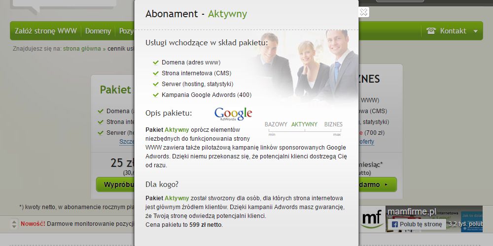 Kreator stron WWW pl.Mfirma.eu: szybki, prosty i tani sposób na własną stronę internetową 8