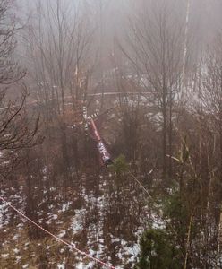 Katastrofa pod Pszczyną. Rozbił się helikopter