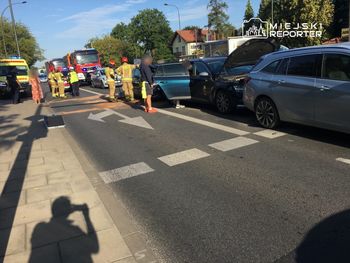 Warszawa: Kolizja na wjeździe. Sprawca z 2-krotnym zakazem prowadzenia