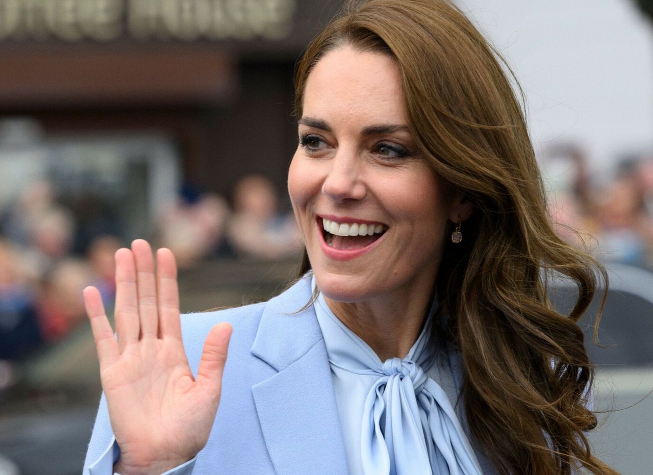 Kate Middleton nie zadziera nosa. Księżna w żakiecie z wyprzedaży