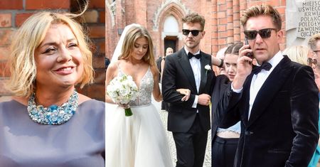 Ślub Antka Królikowskiego i Joanny Opozdy. Rodzina i przyjaciele wspierają parę młodą: Małgorzata Ostrowska-Królikowska, Rafał Królikowski i inni (ZDJĘCIA)