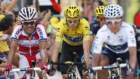 Chris Froome potrącony przez samochód. Jego rower jest kompletnie zniszczony