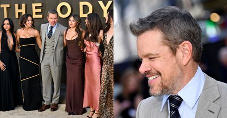 Matt Damon w towarzystwie żony oraz wszystkich córek bryluje na premierze filmu. Fajna z nich rodzinka? (ZDJĘCIA)