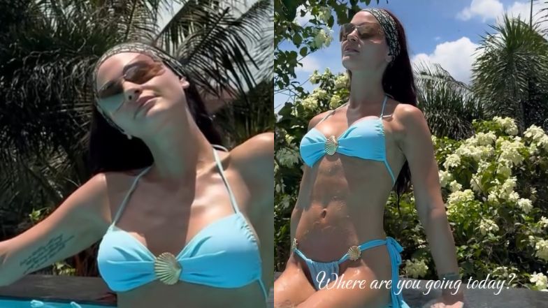 Honorata Skarbek wygrzewa się w skąpym bikini