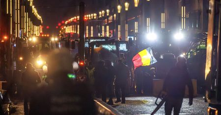 Kilkaset traktorów w centrum Brukseli. Wielki protest rolników