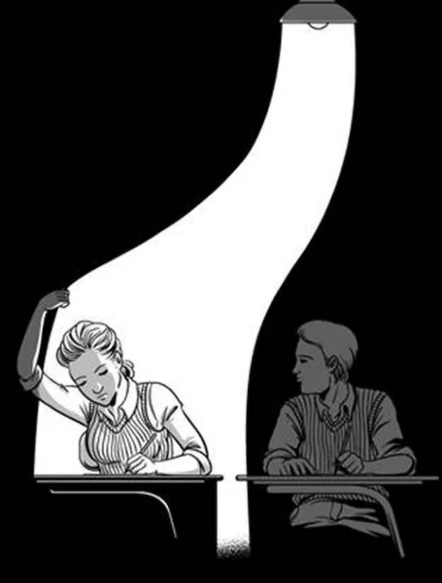 Skup się na elemencie, który pierwszy rzucił ci się w oczy