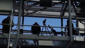 Pojawili się na stadionie. W TV ich zupełnie nie widać