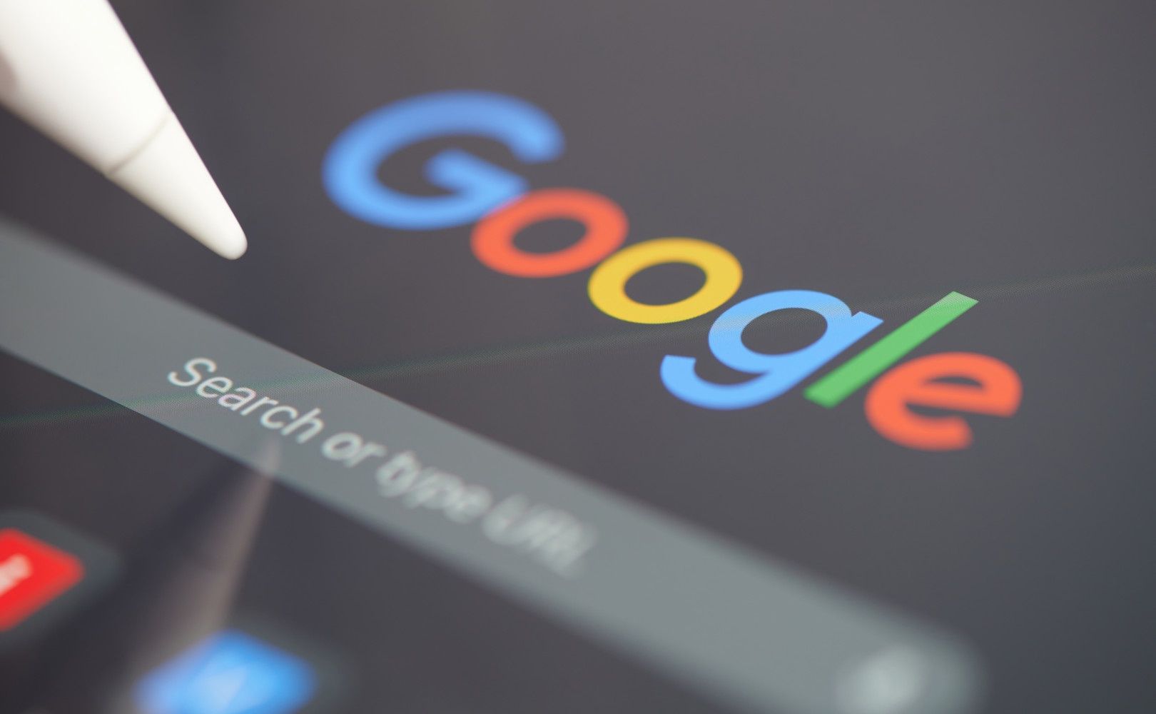 Wyszukiwarka Google na iPadzie