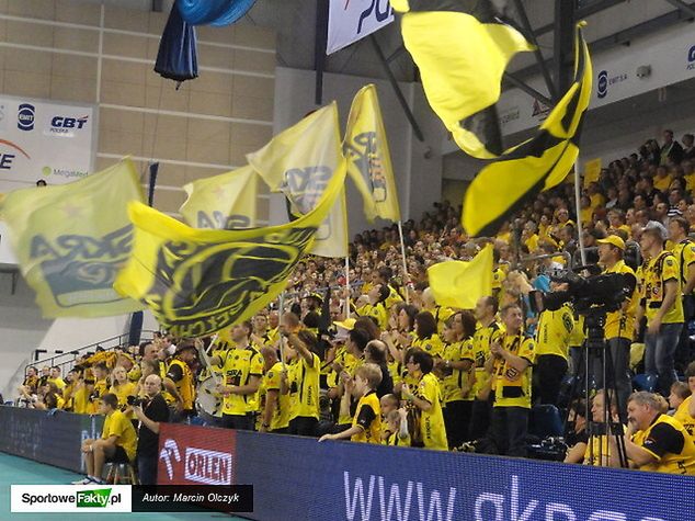 Podczas meczu Skra - Jastrzębski panowała bardzo dobra atmosfera