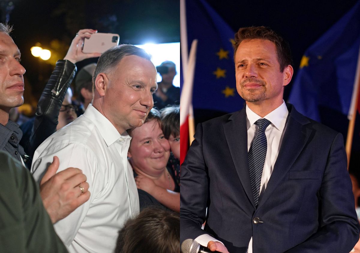 Andrzej Duda i Rafał Trzaskowski wzięli udział w osobnych, jednoosobowych debatach