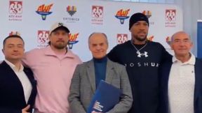 Usyk i Joshua pojawili się w Polsce. Wiadomo, w jakim celu