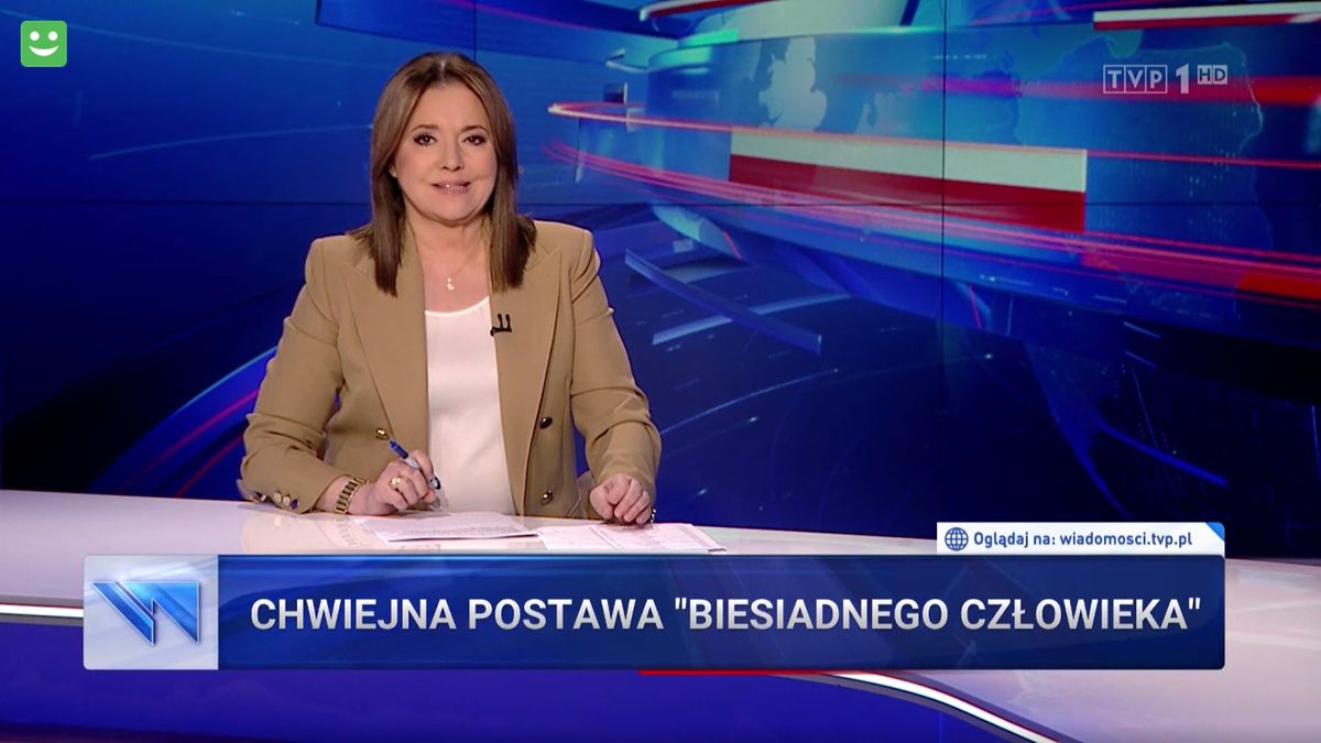 "Potknięcie" posła Sienkiewicza nie uszło uwadze TVP