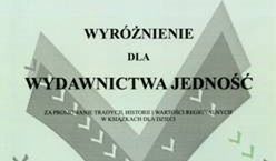 Jedność nagrodzona w konkursie "Książka przyjazna dziecku"