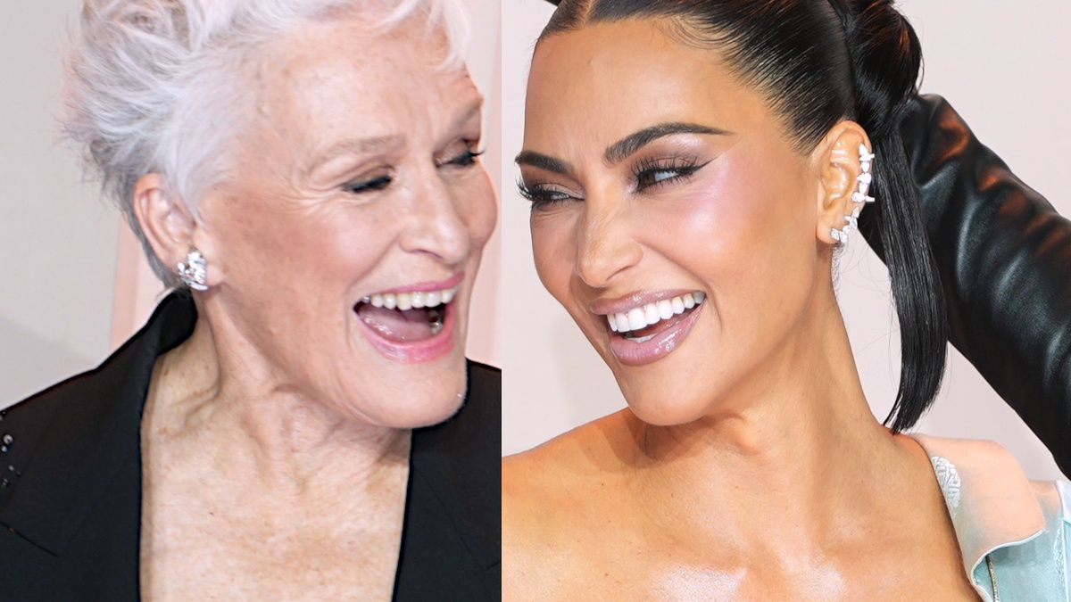 Glenn Close i Kim Kardashian