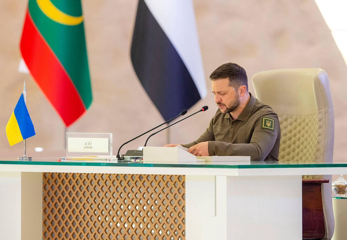 Ukrainę podczas rozmów w Arabii Saudyjskiej reprezentował prezydent Wołodymyr Zełenski