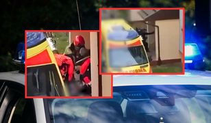 Wstrząsające nagranie interwencji w Sanoku. Świadek wszystko nagrał