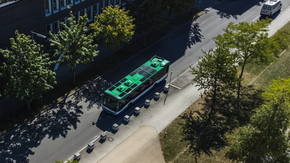 Fotowoltaika na autobusach. Tak to widzą Niemcy