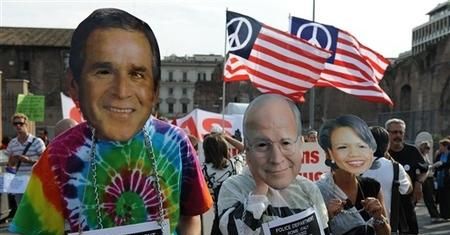 Włosi demonstrowali przeciwko prezydentowi USA
