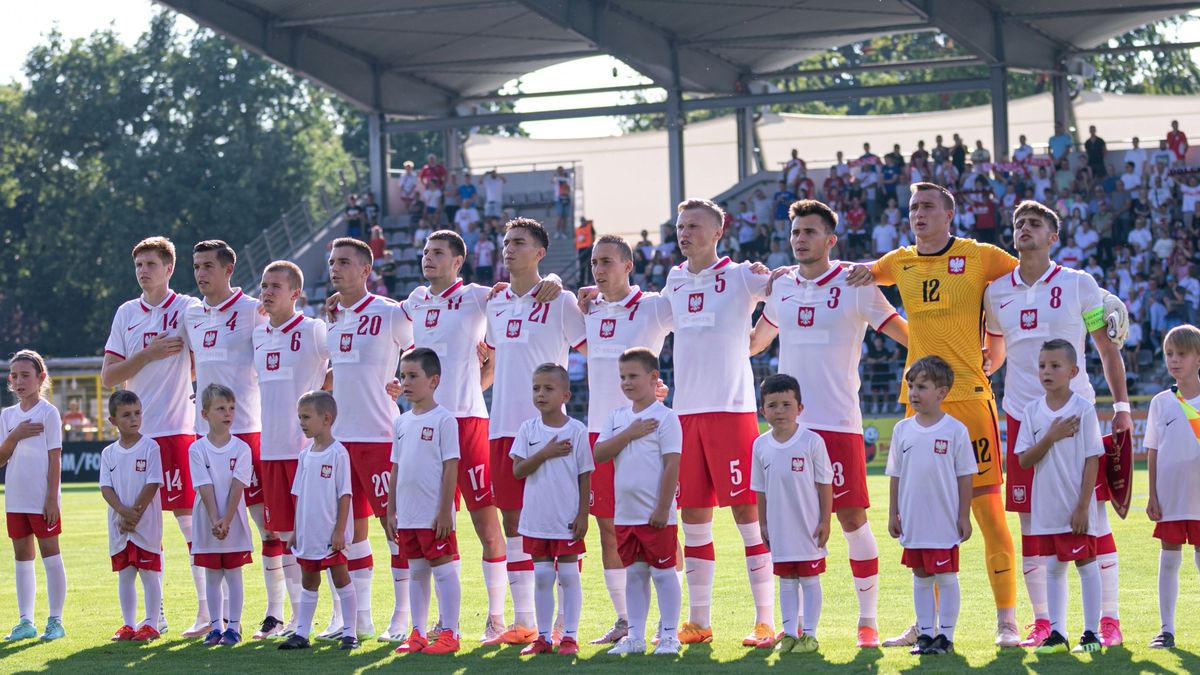 Reprezentacja Polski U-20 w meczu z Niemcami