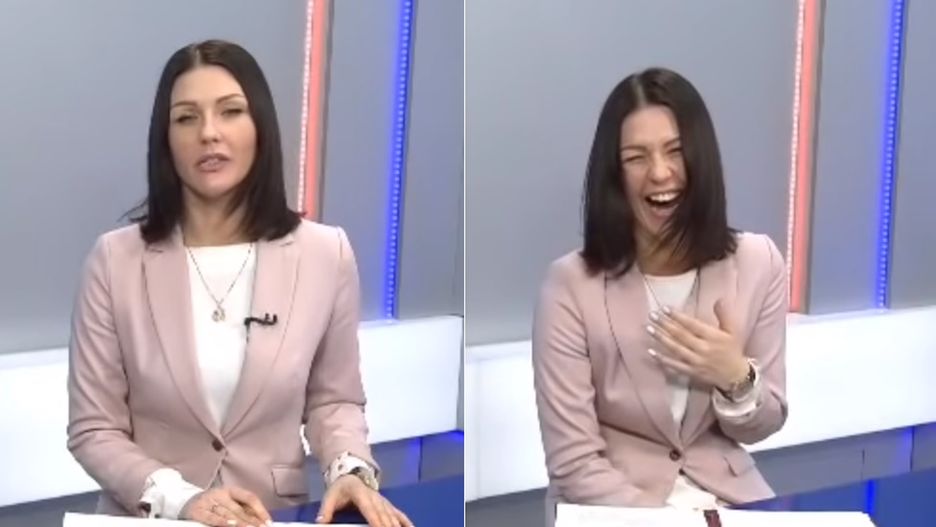 Nagranie z rosyjską prezenterką robi furorę w sieci