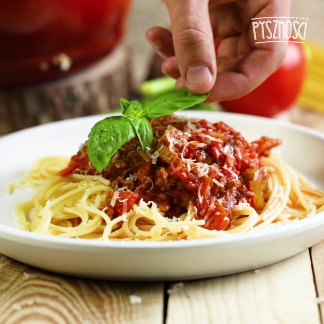 Spaghetti bolognese- Pyszności