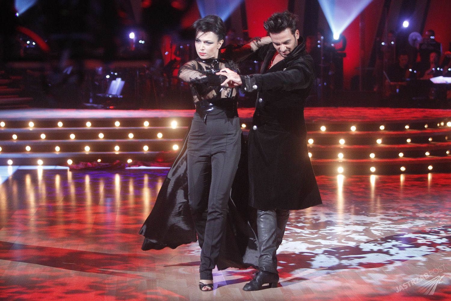 Taniec z gwiazdami, Taniec z gwiazdami 13, program rozrywkowy, Polska 2011, scena z: Katarzyna Pakosińska, Stefano Terrazzino, SK:, , fot. Engelbrecht/AKPA