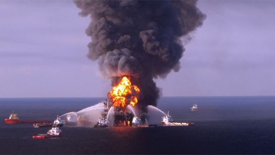 Wyciek ropy w Zatoce Meksykańskiej [ podwodne wideo] 1