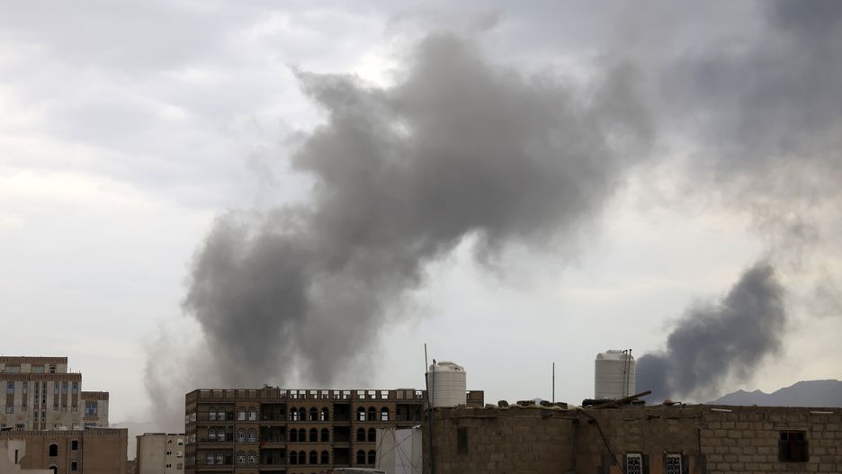 Dym nad Saną po izraelskim ataku