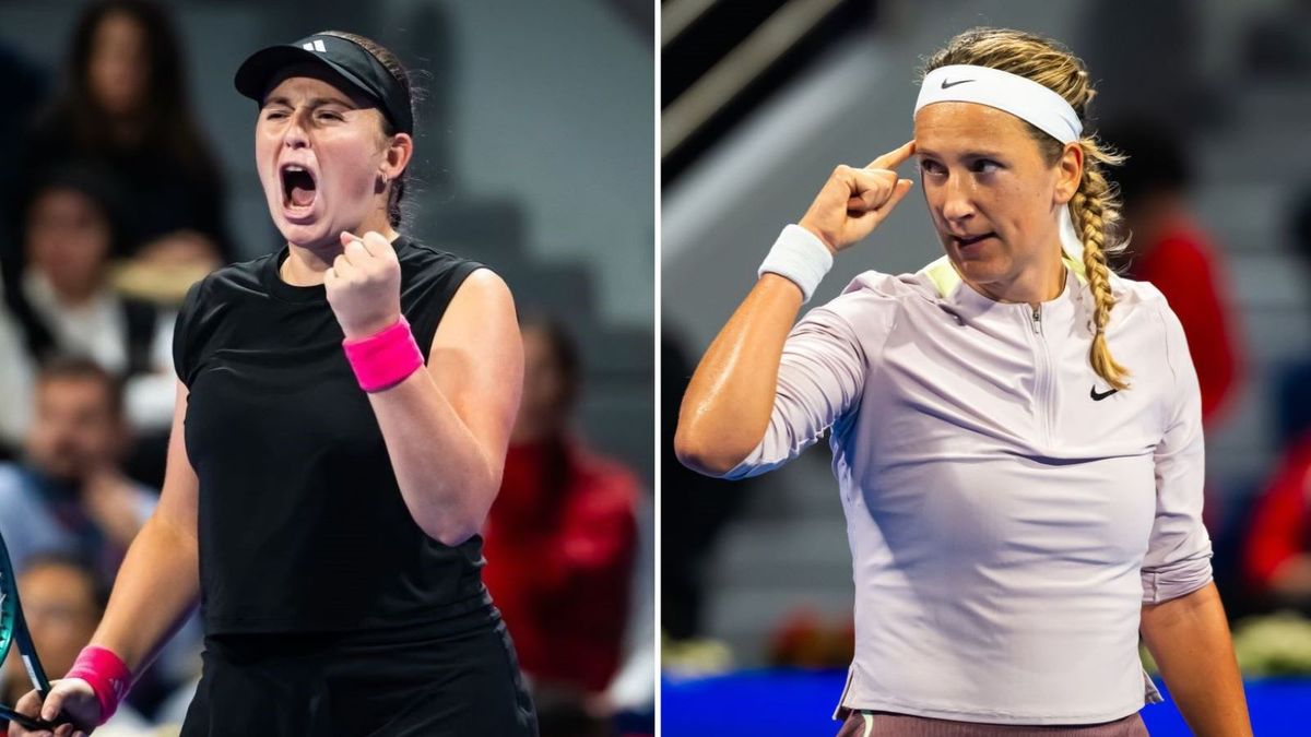 Getty Images / Robert Prange / Na zdjęciu: Jelena Ostapenko (L), Wiktoria Azarenka (P)