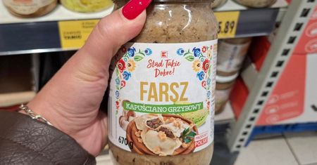 Na półce w sklepie znalazłam świetny farsz do pierogów. Gdy zobaczyłam skład, aż się uśmiechnęłam