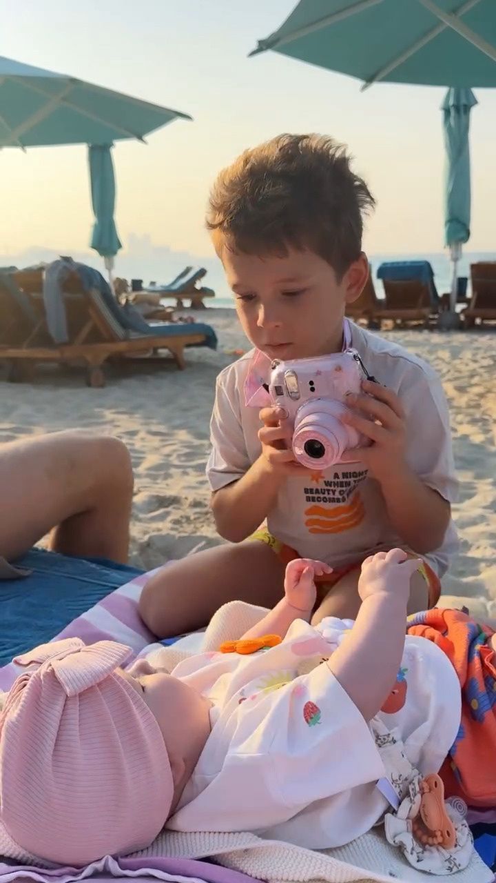 Rodzinne wakacje Szczęsnych w Dubaju