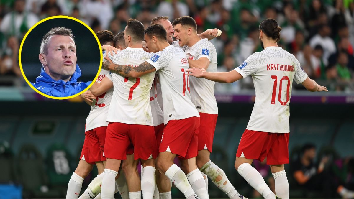 Getty Images / Anadolu Agency / Justin Setterfield / Na zdjęciu: reprezentacja Polski, w kółku Jan Durica