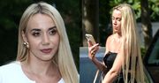 Marianna Schreiber przyłapana u fryzjera. Doczepiała sobie włosy, świeciła dużym pierścionkiem