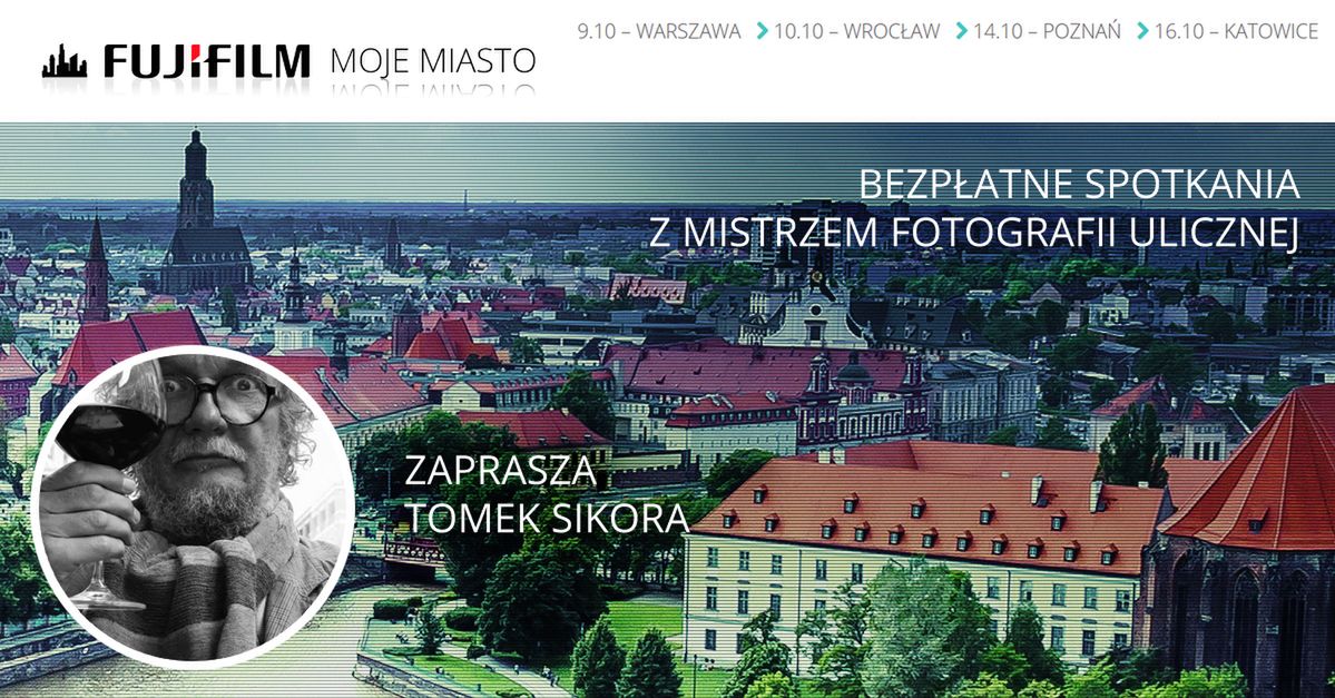 „Moje miasto” Tomka Sikory – bezpłatne spotkania z fotografią