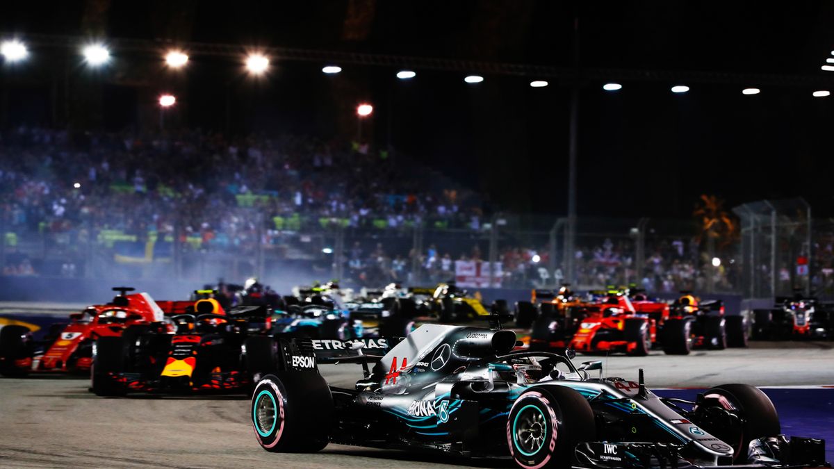 nocny wyścig F1