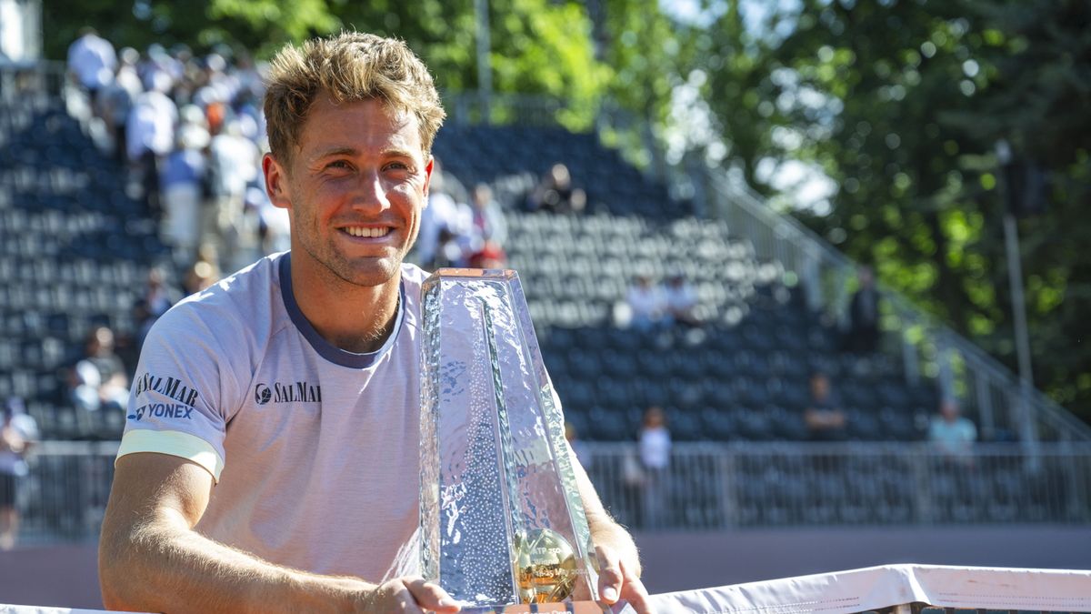 PAP/EPA / Martial Trezzini / Na zdjęciu: Casper Ruud, mistrz Gonet Geneva Open 2024