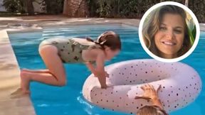 Fani mogli się przerazić. Tak córka Lewandowskich bawi się na basenie