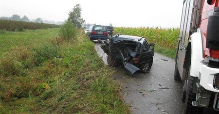 Śmiertelny wypadek w Polubiczach Wiejskich. Volkswagen uderzył w zaparkowaną toyotę