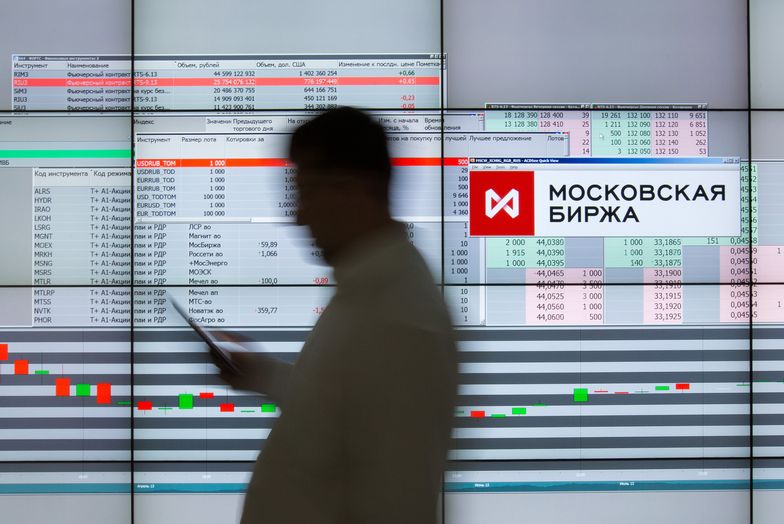 Akcje moskiewskiej giełdy są notowane pod indeksem MOEX