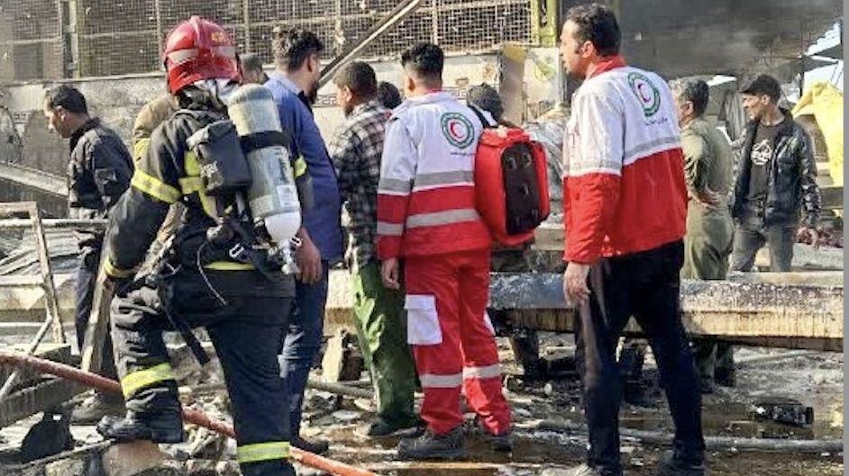 Wypadek helikoptera wojskowego w Iranie