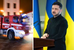 Działo się w nocy. Zagrożenie powodziowe w Elblągu, Zełenski już w USA